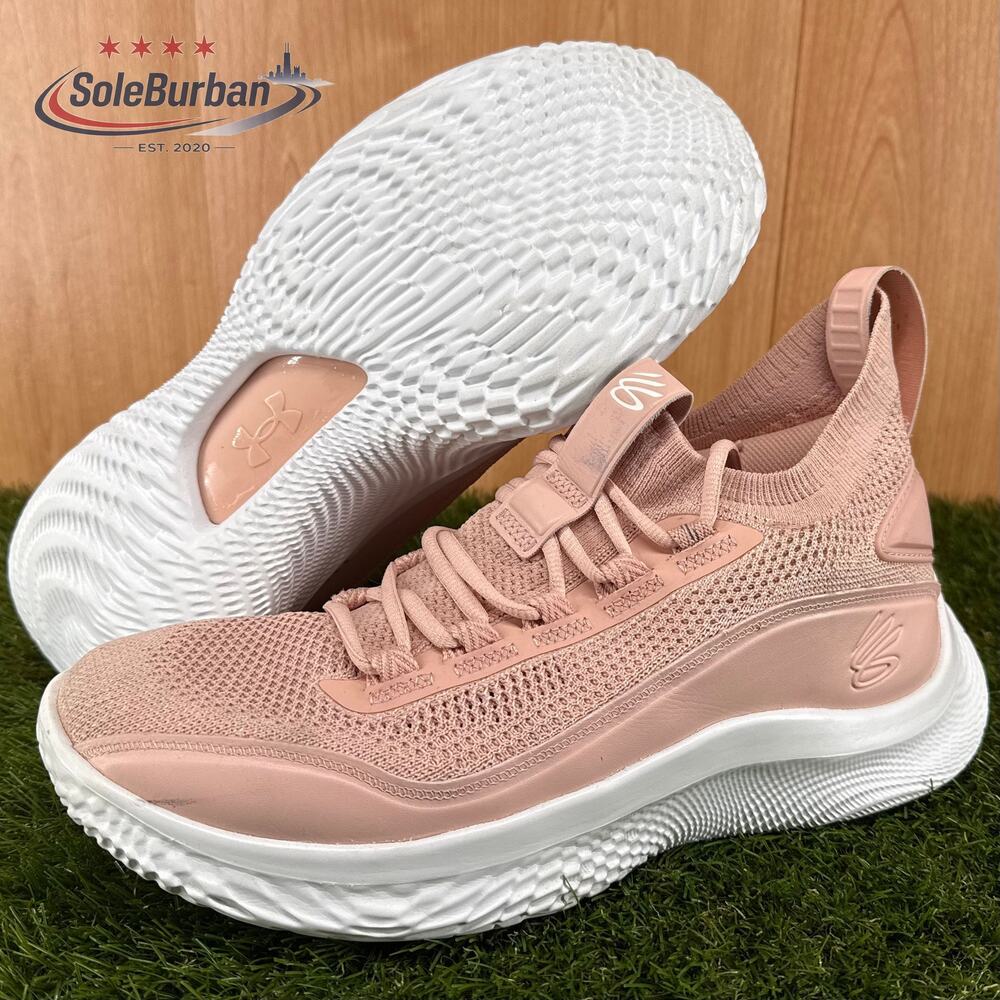 Under Armour Curry Flow 8 Class-y Pink Basketball Shoes 3024432-601 Mens Sz 10.5